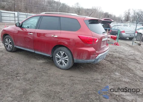 2017 Nissan Pathfinder S из США, поврежденный, VIN 5N1DR2MN6HC687869